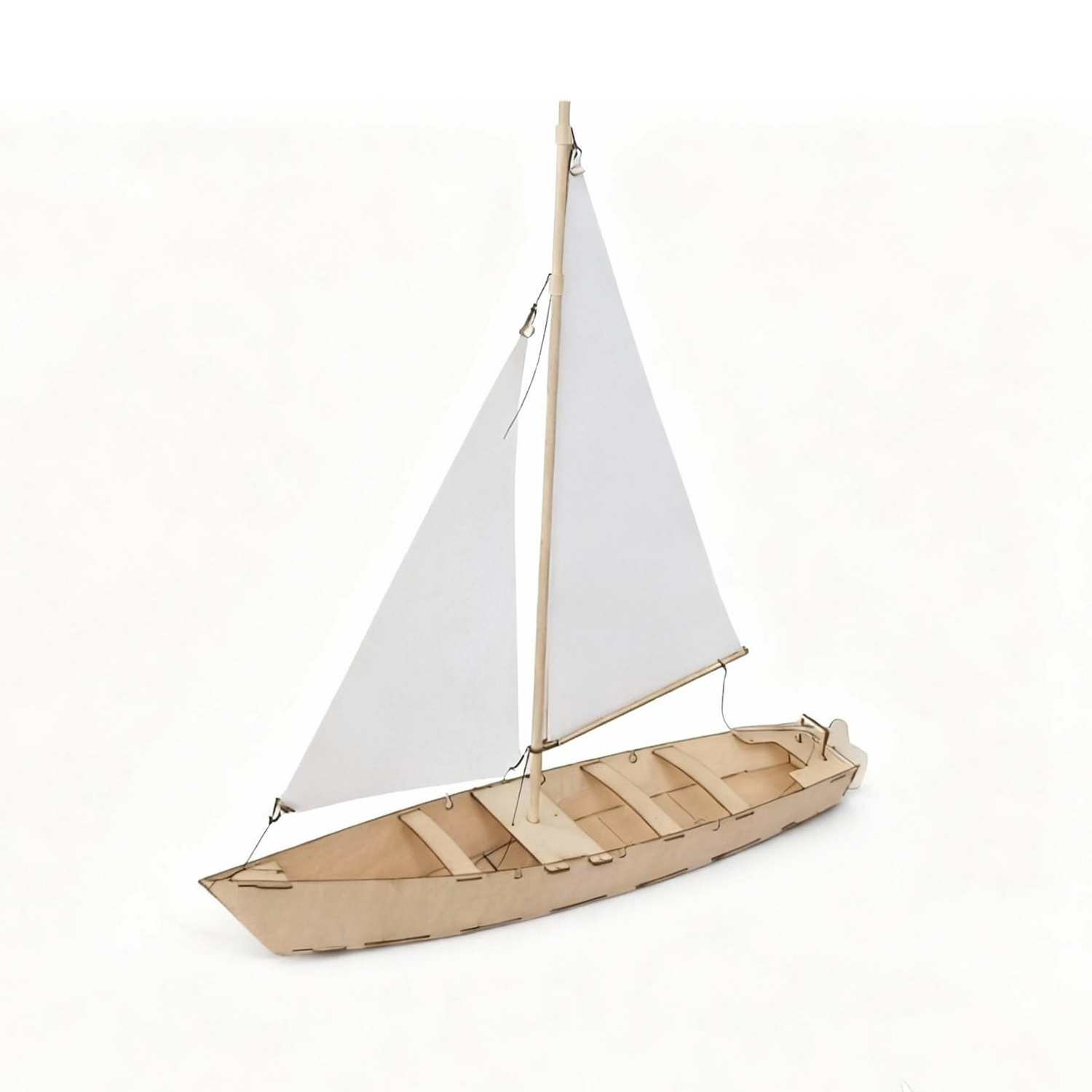 Model Kit Yacht - ชุดประกอบเรือใบมังกรดำขนาด 33 ซม. แบบขับเคลื่อนด้วยตัวเอง ทำจากไม้ ชุดประกอบเรือใบทำมือ