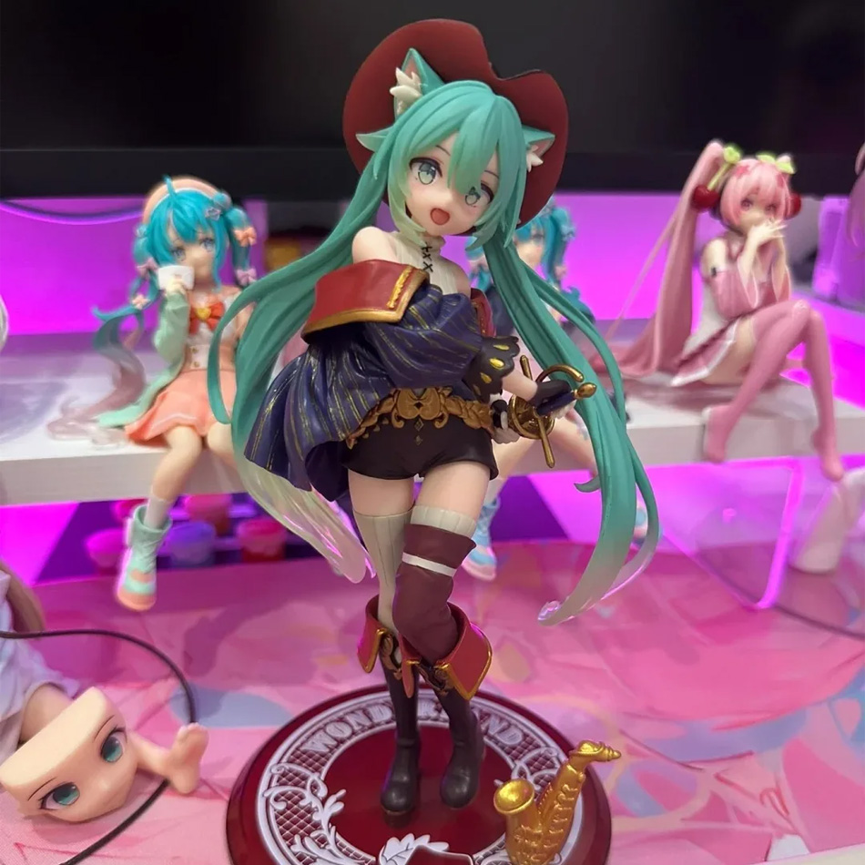 Model Kit Anime Girl - ฟิกเกอร์ตั้งโต๊ะ ฮัตสึเนะ มิคุ น่ารัก สไตล์อนิเมะ ตัวละครจากเรื่อง