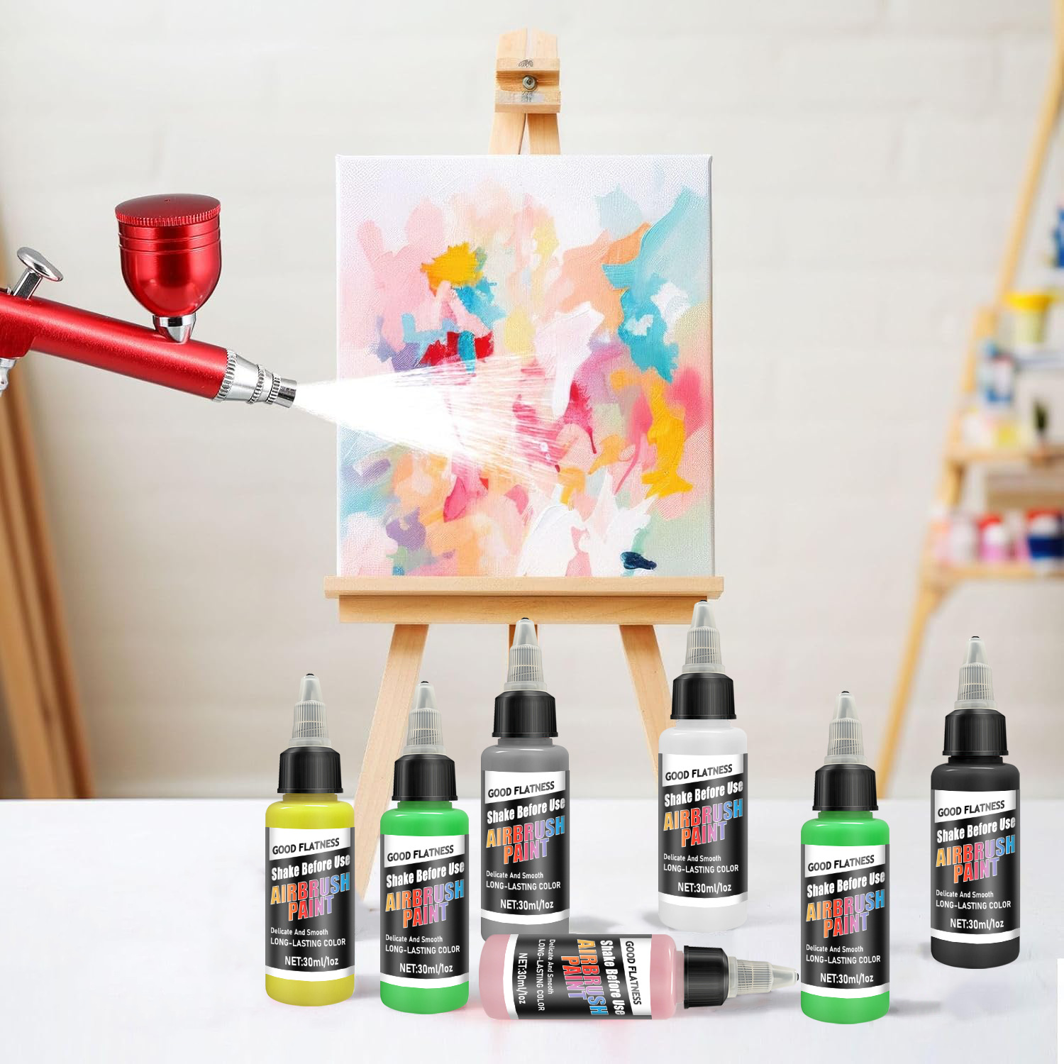 ชุดสีอะคริลิกสำหรับพ่นด้วยแอร์ - Paint Model Kit บทวิจารณ์และราคา