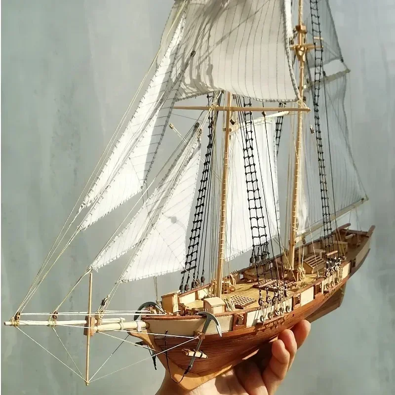 ไม้ประกอบโบราณเรือใบชุด DIY เร - Model Kit Yacht บทวิจารณ์และราคา